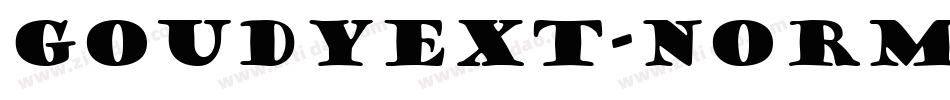 GoudyExt-Norm 2字体转换